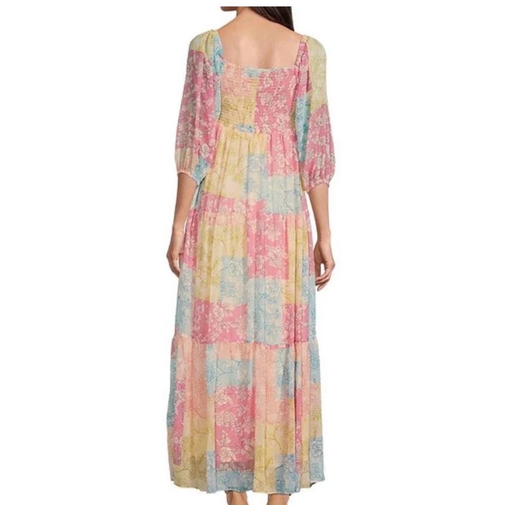 NWT Taylor Patchwork Maxi Dress 2 - Picture 2 of 8